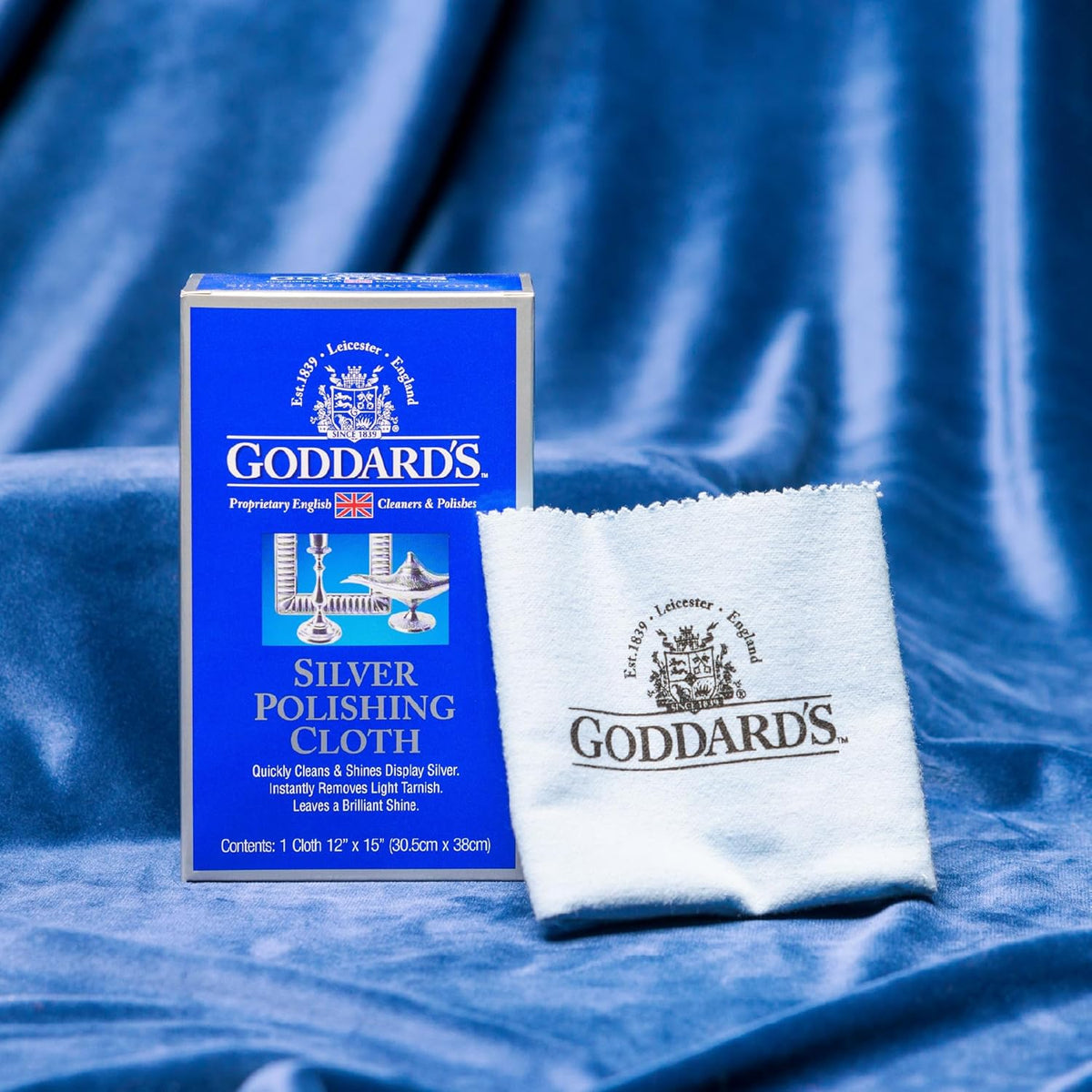 Silver Polishing Cloth, Silver Cleaner & Tarnish Remover, 1 Pack