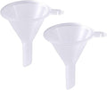 2 Pcs Mini Clear Plastic Funnel by Unknown