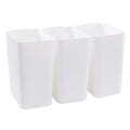 3-Pack 4.5 Gallon Trash Can, Waste Bin by Minekkyes