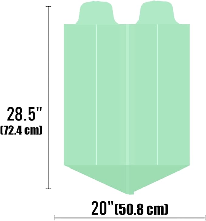 4-6 Gallon Flap Tie Compostable Trash Bags, Compost Bags Kitchen Trash Bags - Image 2