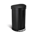 simplehuman 45 Liter Semi-Round Hands-Free Kitchen Step Trash Can by Simplehuman