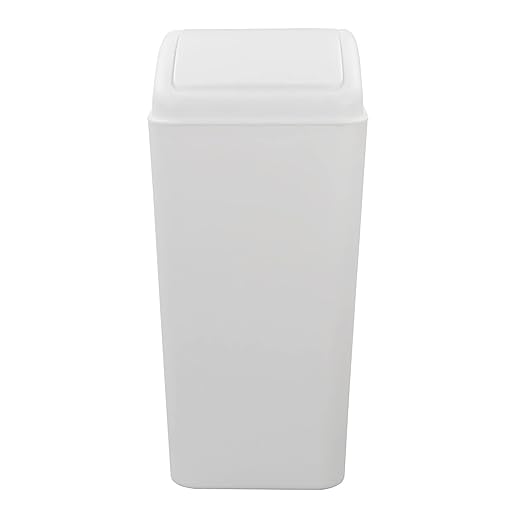 4.2 Gallon Plastic Swing Lid Trash Can, Small Garbage Can - Image 6