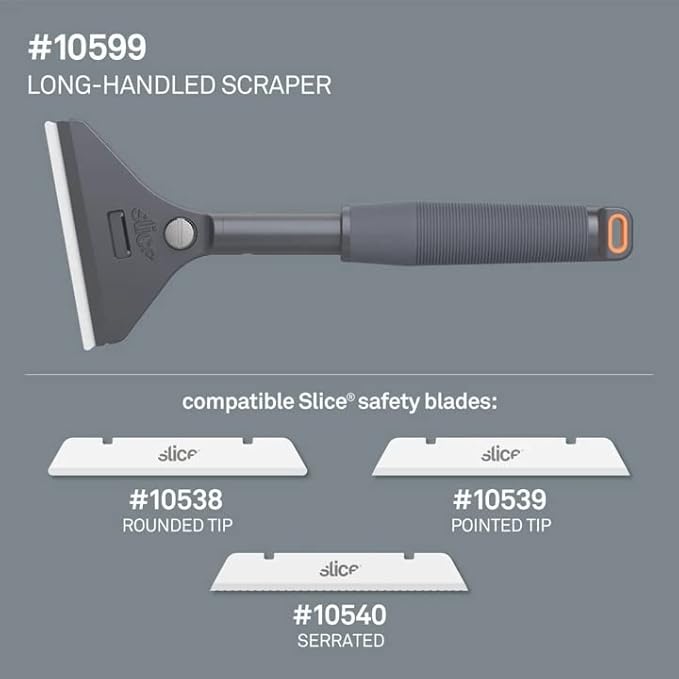 Slice 10599-CS Long-Handled Ceramic Scraper, Never Rusts, Lasts 11x as Long as - Image 4