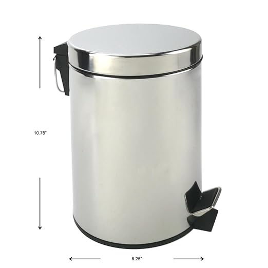 Stainless Steel Small Trash Can - Image 5