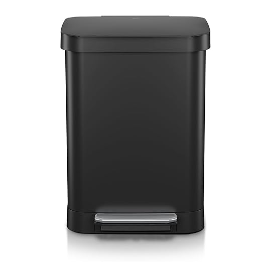 Glad Stainless Steel Step Trash Can, Series 2 by GladTrashFoodStorage