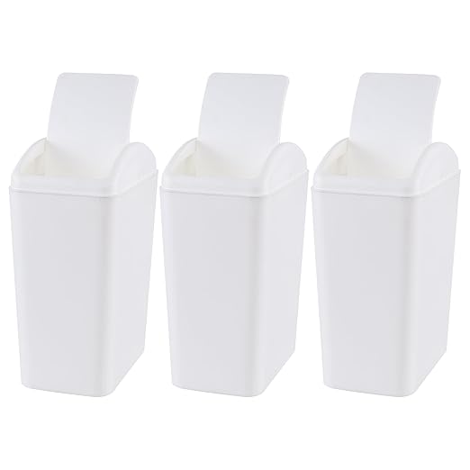 4.5 Gallon Plastic Swing Top Garbage Can, Swing Lid Trash Bins - Image 7