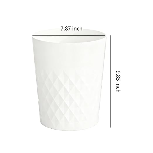 2 Pack Small Trash Can 1.8 Gallon Bathroom Garbage Can Waste Basket Recycling - Image 4