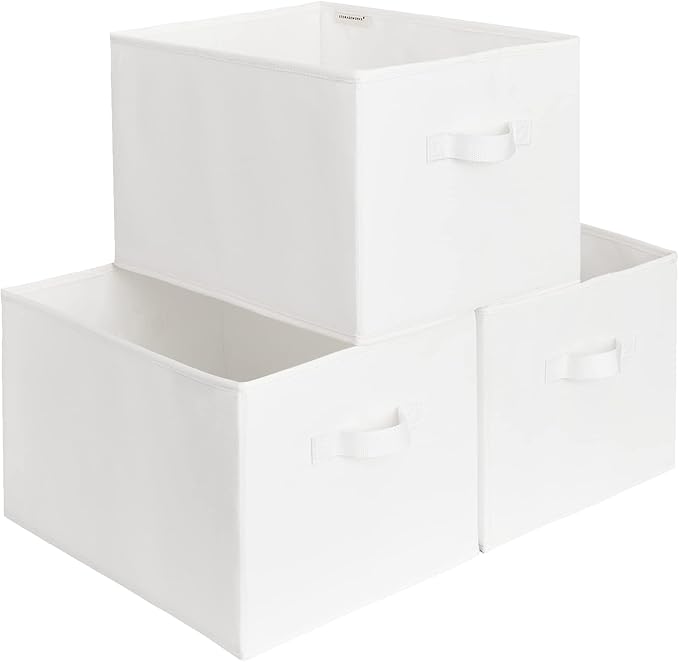 StorageWorks Storage Baskets for Shelves, Foldable Fabric Closet Storage Bins - Image 8