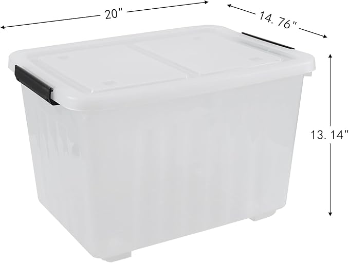 50 Quart Clear Storage Container - Image 2