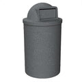 55 Gallon Round 100% Recycled Plastic Heavy Duty Indoor or Outdoor Trash Can by SturdyEssentials