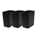 Gainhope 3-Pack 4.5 Gallon Plastic Small Trash Can Wastebasket, Living Room by Unknown