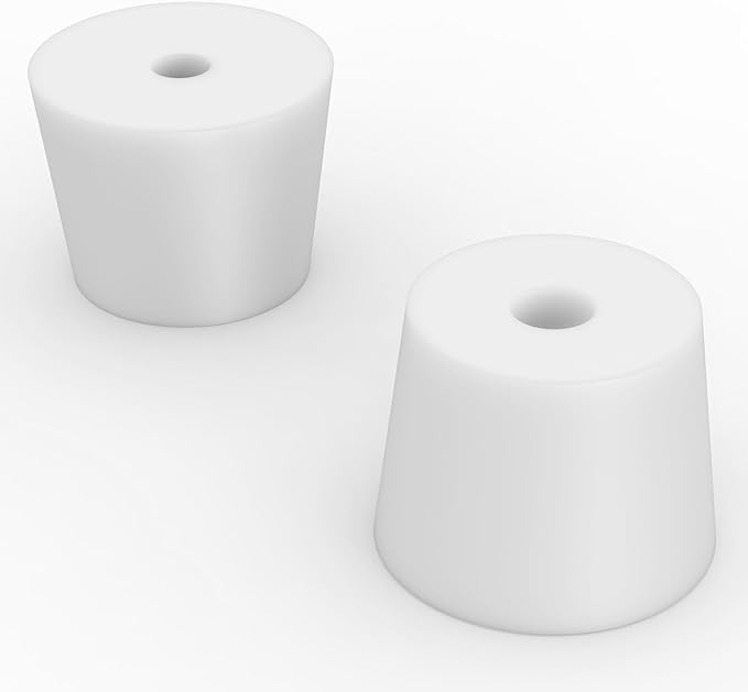 Labasics 5-Pack 9# Single-Hole Silicone Stoppers, Durable and Reusable Silicone - Image 4