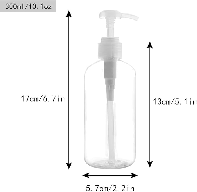 Pump Bottle Shampoo Pump Dispenser, Yebeauty Shampoo Bottles - Image 2