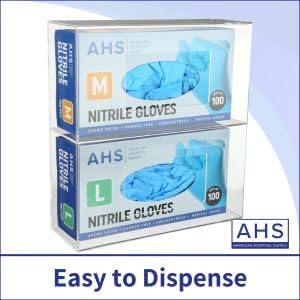 AMERICAN HOSPITAL SUPPLY Wall-Mount Double Glove Dispenser | Clear Acrylic - Image 4