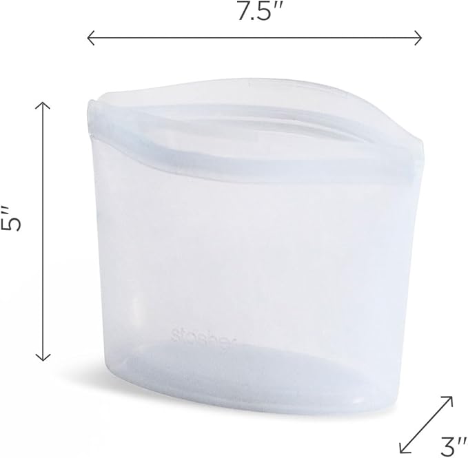 Stasher Premium Silicone Reusable Food Storage Bowl, Sous Vide, Dishwasher - Image 5