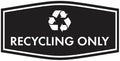 Fancy Recycling Only Sign by SignsByLITA