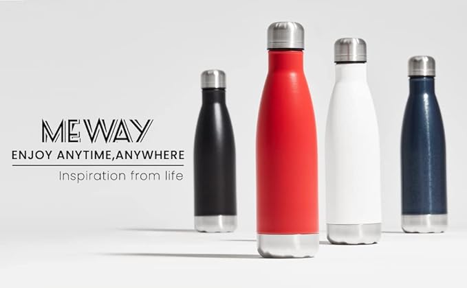 MEWAY 17oz Sport Water Bottle Vacuum Insulated Stainless Steel Leak-Proof - Image 6