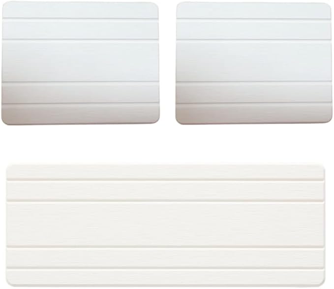 3 Pack Diatomite Stone Sink Tray, Water Absorbing Mat by Homdiva