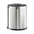 2.6Gallon/10L，Stainless Steel Bathroom Trash Can, Chrome Trash Can by LEASYLIFE