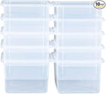 Wood Designs Cubby Storage Bin, Heavy Duty Plastic Containers by Unknown