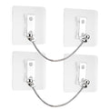 Furniture Anchors 2 Pairs No Drill Heavy Duty Anchors Fridge Lock Adjustable by Unknown