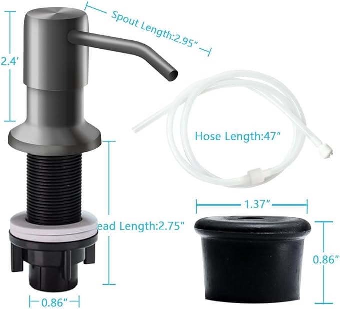 Soap Dispenser for Kitchen Sink, in Sink Soap Dispenser Pump, Say Goodbye to - Image 7