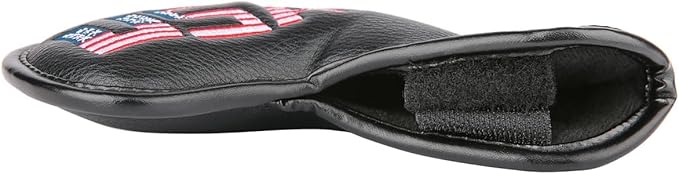 Golf Builder Black Leather USA Golf Club Iron Wedge Head Covers Fit All Brands - Image 6
