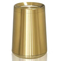 8L / 2.1Gal Gold Brushed Stainless Steel Trash Can by YOJIA