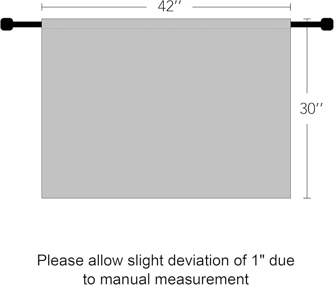 RYB HOME Short Blackout Curtains - Image 9