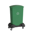 23 Gallon Green Recycle Slim Jim Trash Can by Krollen+Industrial