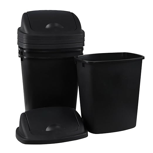 4-Pack 6 Gollons Garbage Bin by DynkoNA