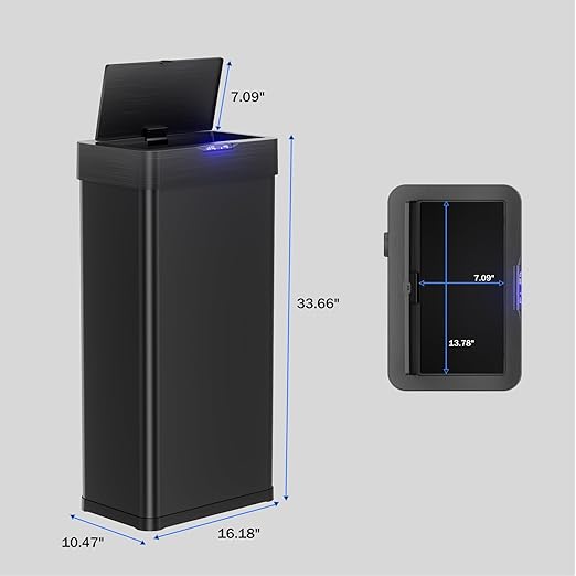 TLSUNNY 21.1 Gallon Motion Sensor Trash Can, Touchless Automatic Garbage Can - Image 2