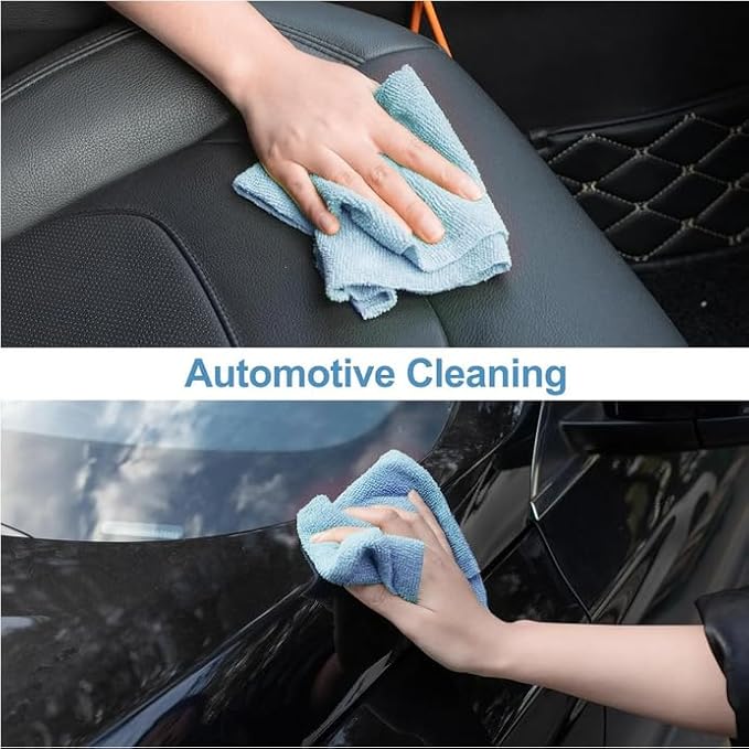 Microfiber Cleaning Cloth Roll, 20 Pack Reusable Tear Away Towels, 9.8" x 9.8" - Image 6