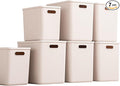 Plastic Storage Bins with lids, Storage Baskets, Container with handle by GUMEIGODA