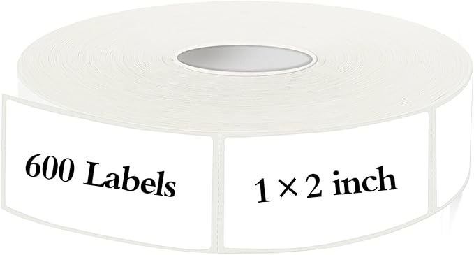 600 Blank Removable Freezer Labels Water Oil Resistant - Image 2