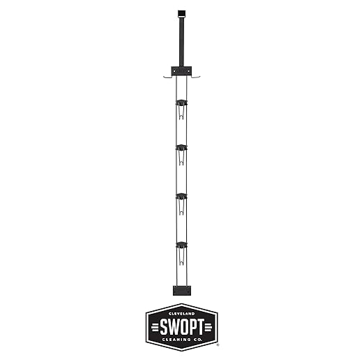 SWOPT Garage Kit — Includes 48” and 60” Wooden Handles, Smooth Surface Push - Image 2