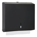 Paper Towel Dispenser Wall Mount, Matte Black Stainless Steel Commercial Paper by Stardrix