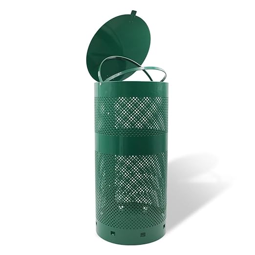 ZERO WASTE USA - The Sentry® Waste Can Gloss Green - 100% Rust-Free, - Image 5