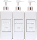 Modern Design Large 27 oz Shampoo and Conditioner Dispensers by HARRA+HOME