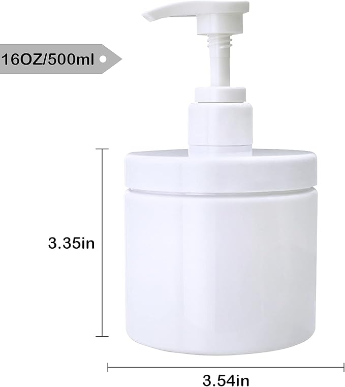 Cosywell Pump Bottle Dispenser Plastic Pump Bottles Refillable Bottles Wide - Image 2