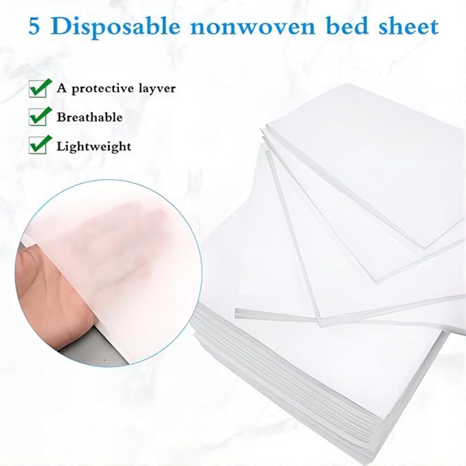 50Pcs Disposable Massage Table Sheets 31.5" x 71" Non-Woven Fabric Bed Covers - Image 6