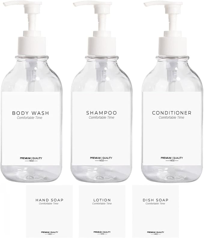3 Pack of Shampoo and Conditioner Bottles by Gails+Willing