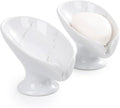 Soap Dish Set, Self Draining Bar Soap Holder by ANTISSHOME