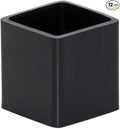 12 Pcs Black Square Anti-Slip Rubber Leg Tips Chair Leg Caps Furniture Floor by Unknown