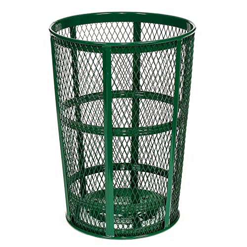 Global Industrial Outdoor Metal Trash Container, 48 Gallon - Image 7