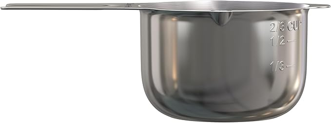 Color Up ⅔ Cup Measuring Cup – Premium Chrome Stainless Steel, Accurate - Image 7