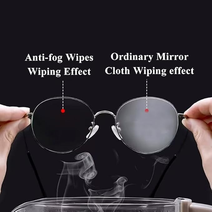 （200 PCS) Anti-Fog Lens Wipes Pre-Moistened Anti-Fog Wipes| Glasses Cleaner - Image 6