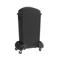 23 Gallon Black Slim Jim Trash Can by Krollen+Industrial
