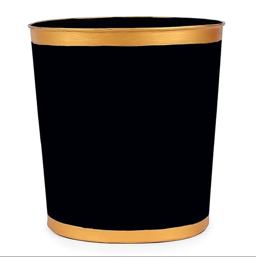 Jaye’s Studio Mattie Oval Wastebasket – Handpainted Pink Trash Can by Jaye%27s+Studio