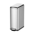 30 L Kitchen Step Trash Can, 8 Gallon Narrow Stainless Steel Waste Bin by Unknown